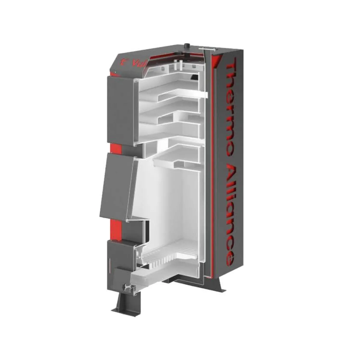 Твердопаливний котел тривалого горіння Thermo Alliance Vulcan V 4.0 SF 20 - Фото 3
